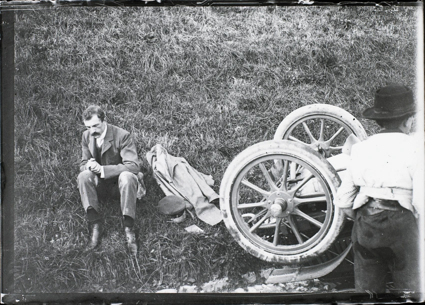 Accident d'auto à Vevey, le 19 septembre 1903 Anonyme Musée d'Orsay