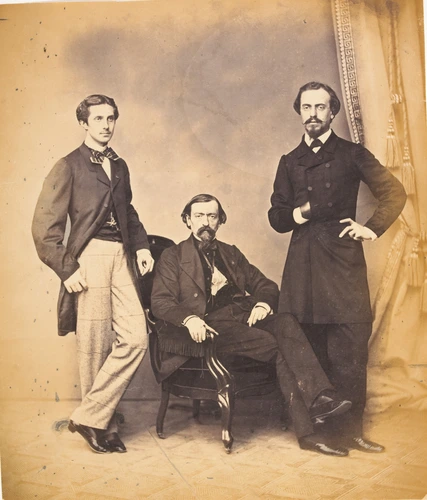 Gustave Le Gray - Trois hommes de la famille de Ochoa