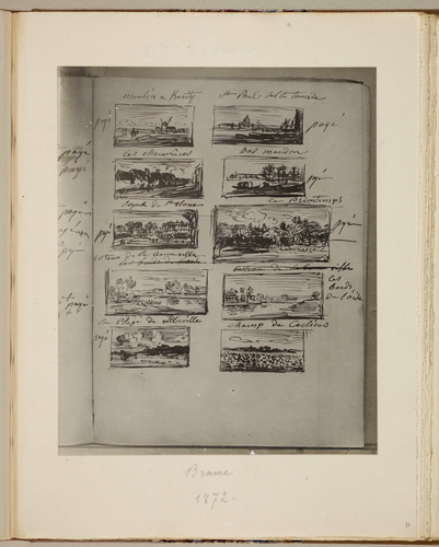 Charles-François Daubigny - Copie du carnet de ventes de Daubigny (1871-1873)