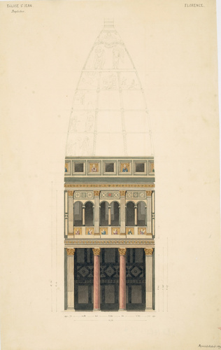 Victor Ruprich-Robert - Baptistère Saint-Jean de Florence, coupe