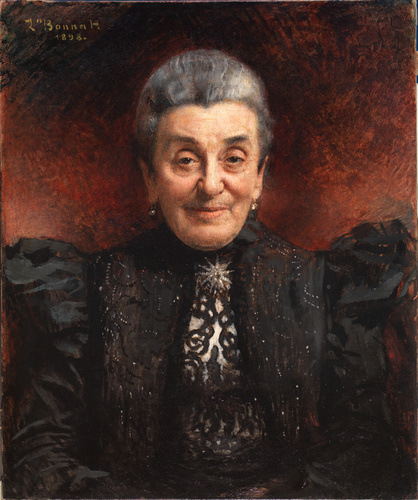 Léon Bonnat - Portrait de dame âgée