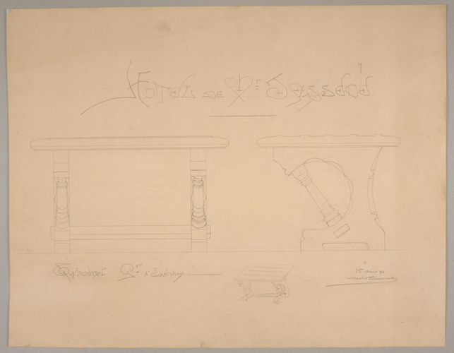 Hector Guimard - Paris 16e, 41, rue du Point-du-Jour et 9 grande avenue de la Vi...