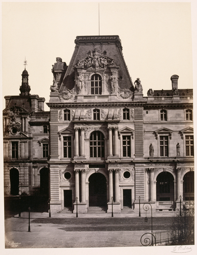 Edouard Baldus - Louvre, pavillon Turgot