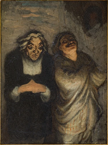 Scène de comédie - Honoré Daumier