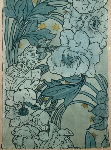 Alphonse Mucha - Fragments de frise décorant le pavillon de la Bosnie-Herzégovin...