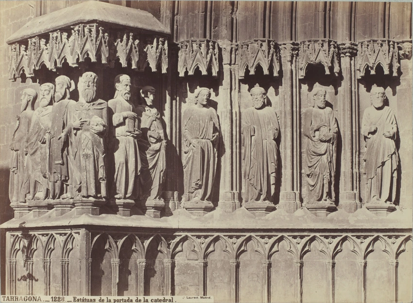 Tarragona - Estatuas de la portada de la Catedral - Juan Laurent