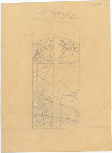 Hector Guimard - Paris 16e, 16, rue La Fontaine, Castel Béranger, propriété de M...