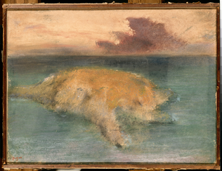 Un îlot en pleine mer - Edgar Degas
