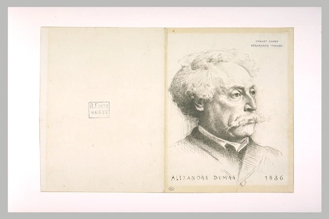 Léon Bonnat - Portrait d'Alexandre Dumas fils
