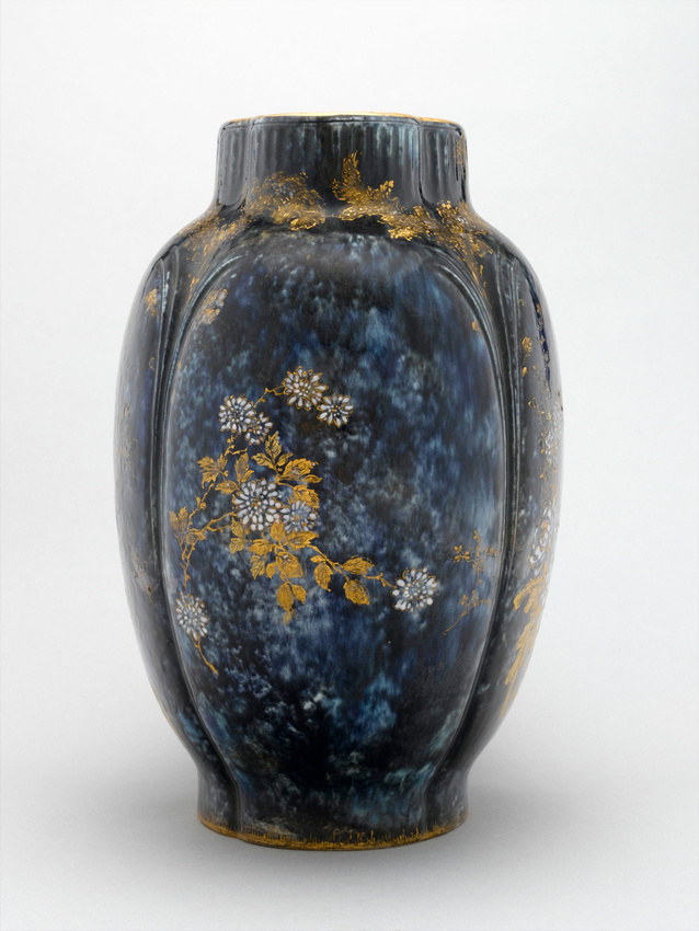 Albert Dammouse - Vase bleu de Sèvres