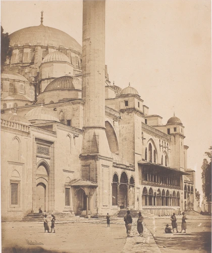 James D. Robertson - Turquie, Constantinople, mosquée Sulimane, la porte ouest