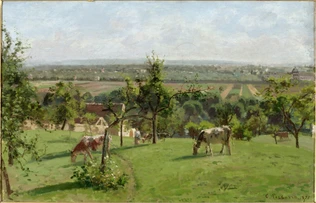 Les Coteaux du Vesinet - Camille Pissarro