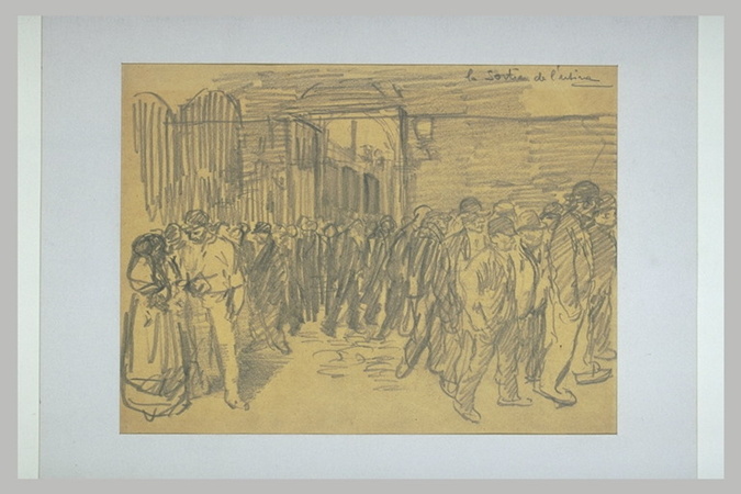 Théophile Alexandre Steinlen - Sortie de l'usine