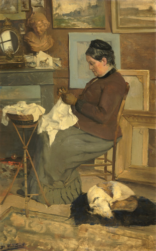 Alfred Smith - Portrait de la mère de l'artiste
