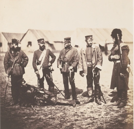Roger Fenton - Lieut. Col. Munro and Officers of the 39th Regiment