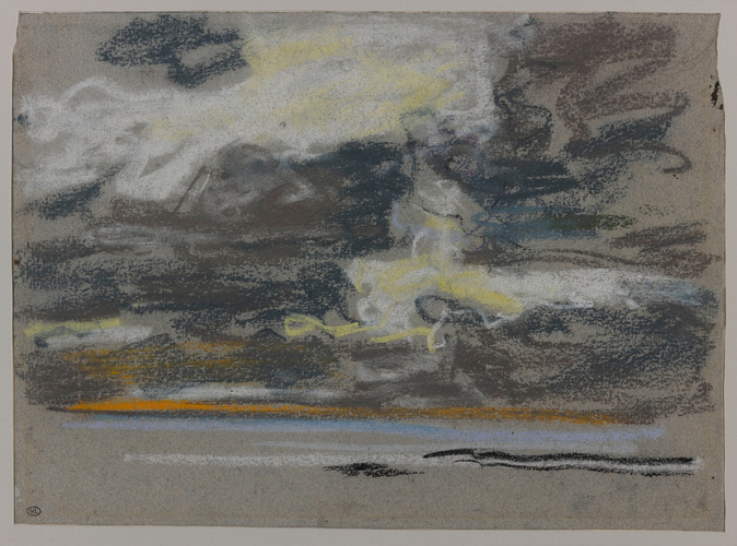 Eugene Boudin、【La Rade de Villefranche】 Eugene Boudin、【La Rade de Villefranche】