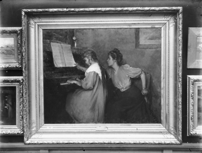 Alexis André - Au piano, Emile Alexandre Boulard