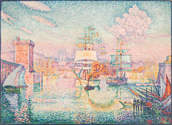 PAUL SIGNAC、Le Pont aux Andelys File:Les Andelys, by Paul Signac, from C2RMF.jpg - Wikimedia