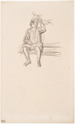 Pierre Bonnard - Petite fille assise