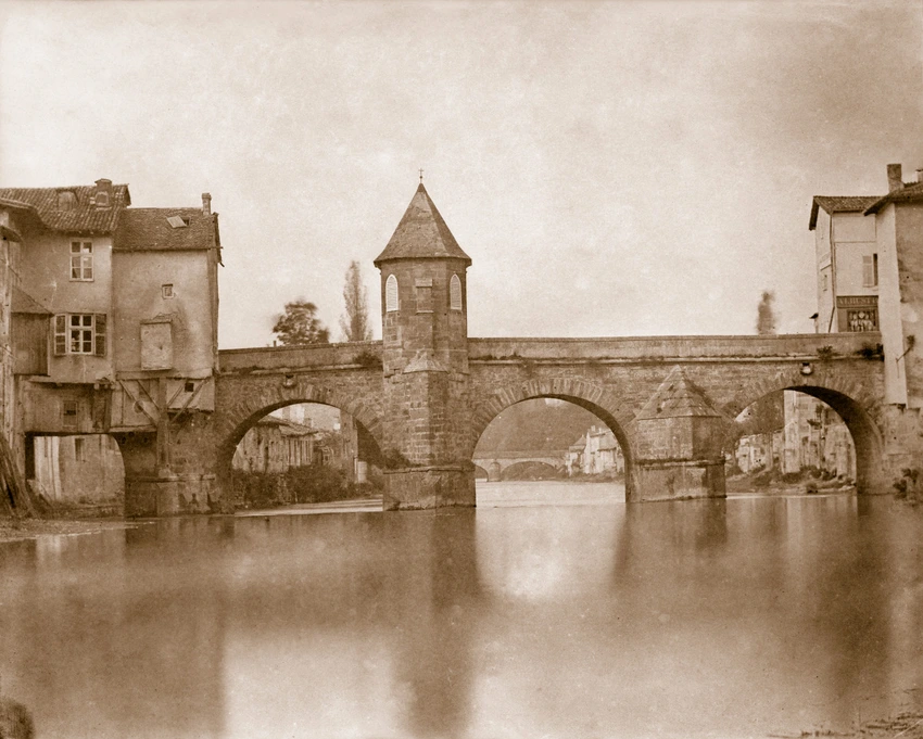 Adolphe Humbert de Molard - Bar-le-Duc : pont Notre-Dame sur l'Ornain, détruit e...