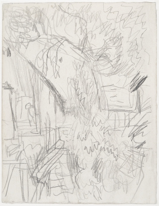 Pierre Bonnard - Intérieur avec porte-fenêtre ouverte sur le jardin à Vernon