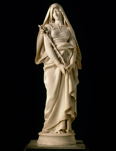 Vierge au lys - Eugène Delaplanche