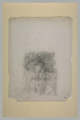 James Ensor - Vieille femme dormant (la tante de l'artiste)