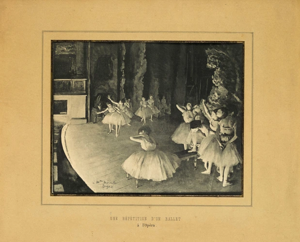 Edgar Degas - Une répétition d'un ballet à l'Opéra