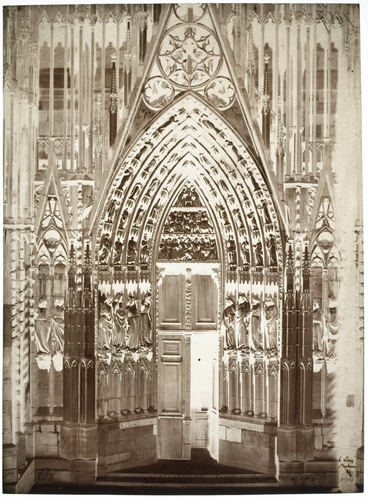 Henri Le Secq - Strasbourg (Bas-Rhin) - Portail nord de la façade ouest, cathédr...