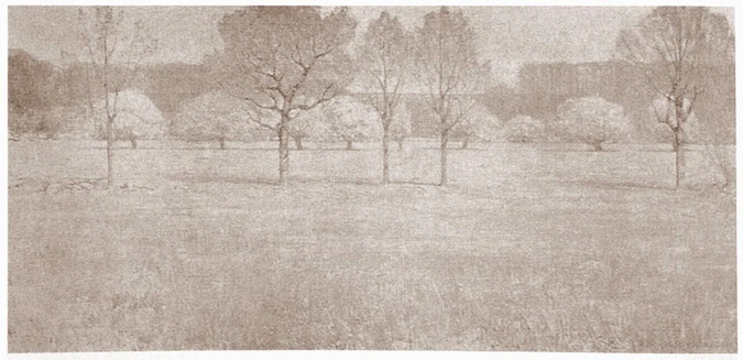 Anonyme - "Landscape", by D. W. Tryon