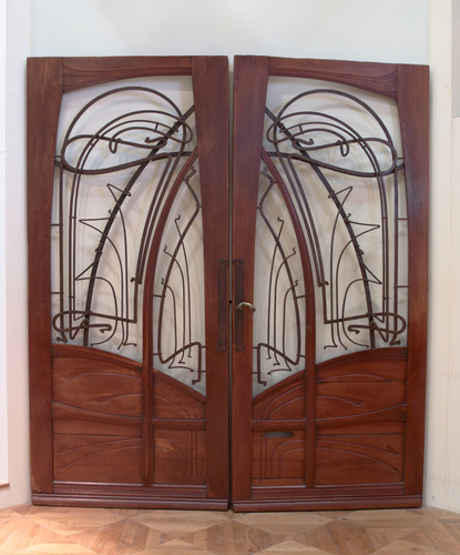 Hector Guimard - Porte à deux vantaux provenant de la devanture du magasin Couto...