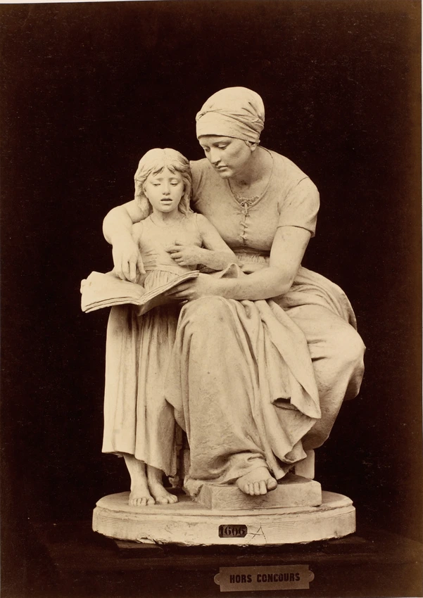 Salon de 1873, statue : Education Maternelle - Goupil & Cie