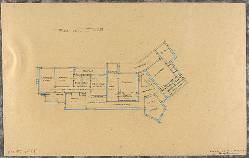 Marcel Guilleminault - Second projet pour la propriété de Mr Bouilliant, au golf...