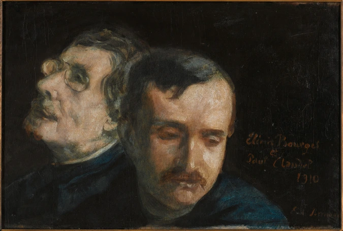 Emile Bernard - Double portrait de Paul Claudel et d'Elémir Bourges