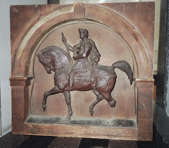 Alfred Jacquemart - Napoléon III à cheval en costume romain