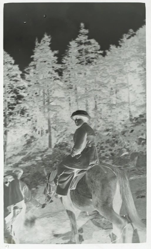Paul Haviland - Femme à cheval en montagne