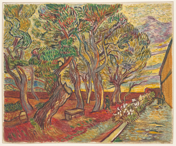 Blanche Derousse - Le parc de l'asile Saint-Paul