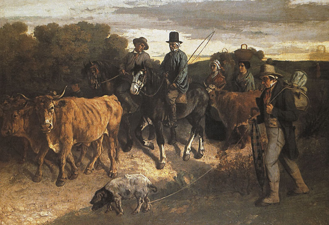 Gustave Courbet - Les Paysans de Flagey