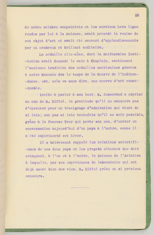 Gustave Eiffel - Biographie scientifique et industrielle. Résistance de l'air