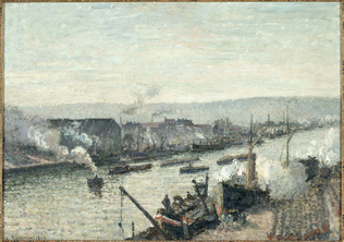 Camille Pissarro - Port de Rouen, Saint-Sever