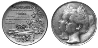 Anthonie Begeer - Wilhelmina, Koningin der Nederlanden - Emma, Koningin Weduwe R...