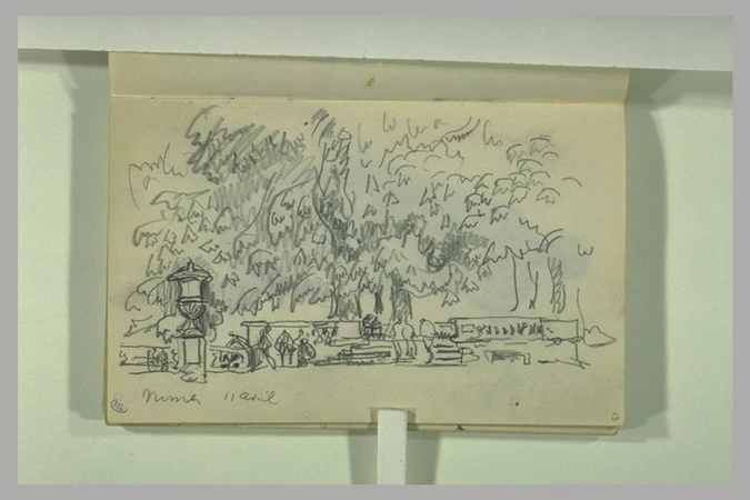 Paul Signac - Parc à Nîmes