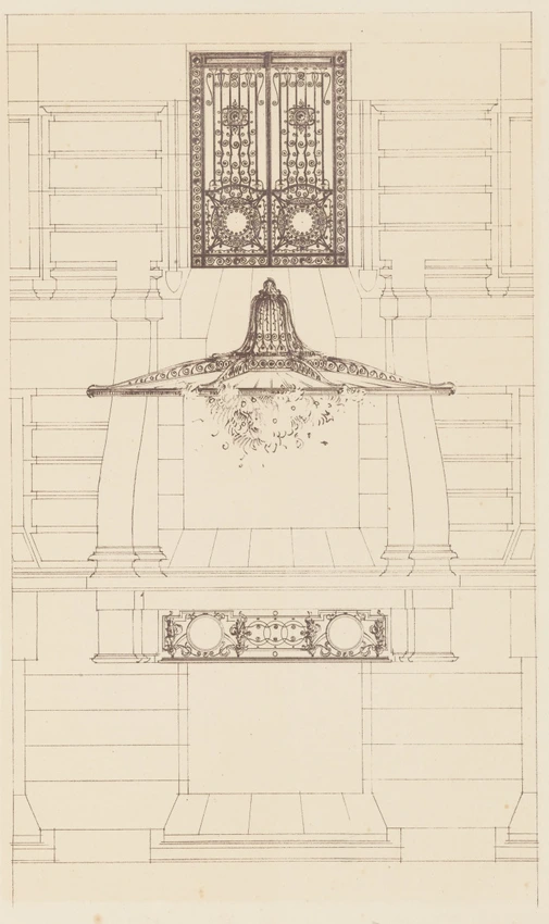 Projet de décoration d'une façade de maison - Edgar Brandt