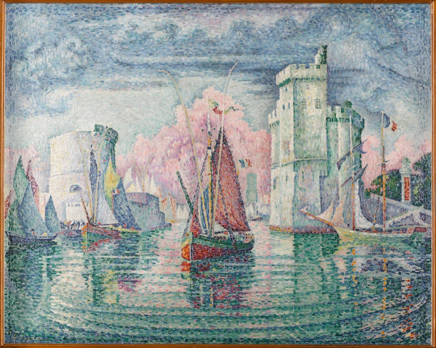Paul Signac - Entrée du port de la Rochelle