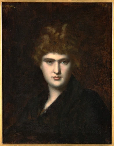 Jean-Jacques Henner - Portrait de Madame David Colaço-Osorio, née Amélie Mosenth...