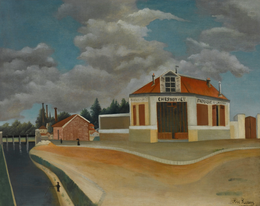 La Fabrique de chaises à Alfortville - Henri Rousseau