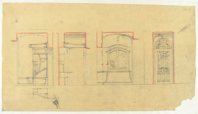 Hector Guimard - Paris 16e, 16, rue La Fontaine, Castel Béranger, propriété de M...
