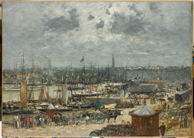 Eugène Boudin - Le Port de Bordeaux