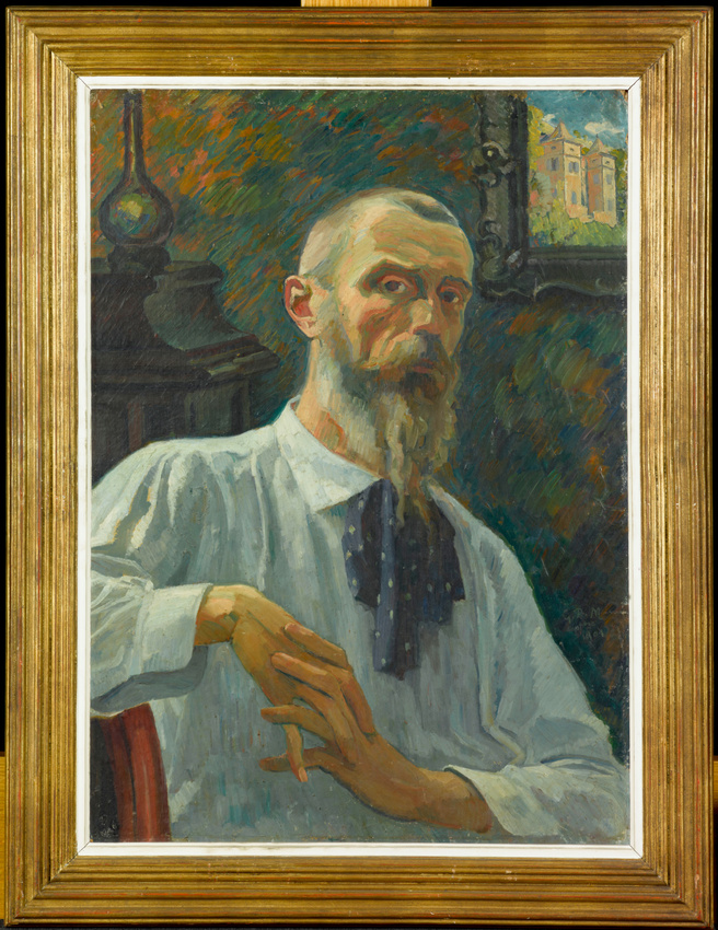 Daniel de Monfreid - Homme à la chemise bleue, portrait de l'artiste