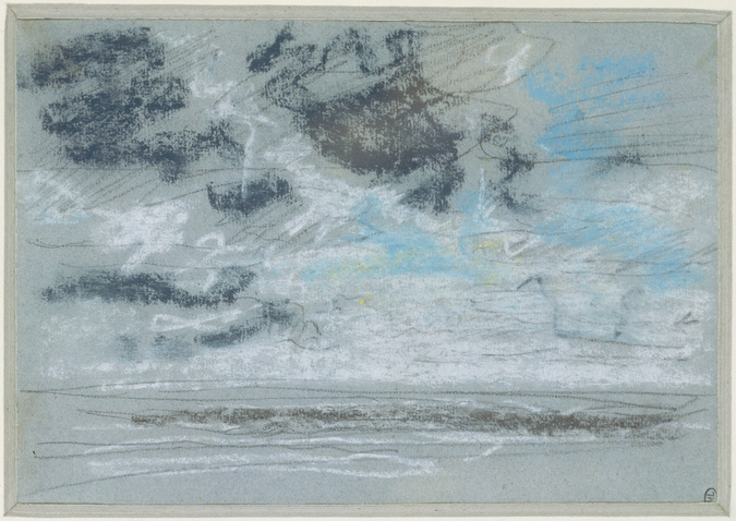 Eugene Boudin、【La Rade de Villefranche】 La Rade de Villefranche - Eugène Boudin | Musée d'Orsay